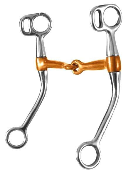Western SS Copper Mouth Snaffle Training Bit
