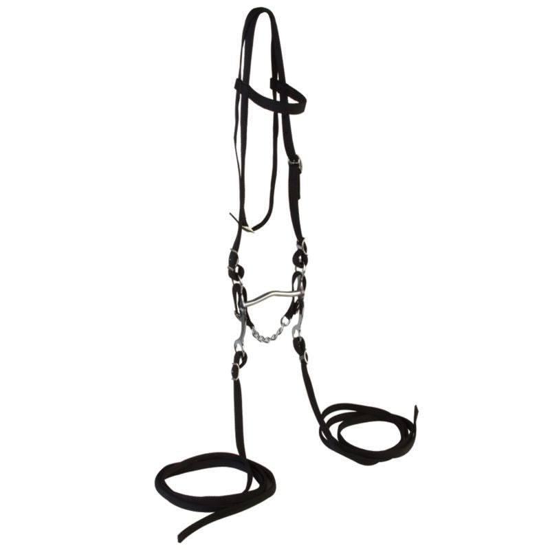 Western Poly Browband Headstall Set with Reins