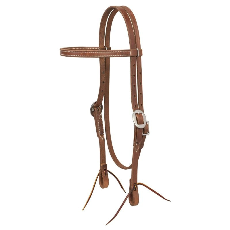 Weaver Protack Oiled Browband Headstall