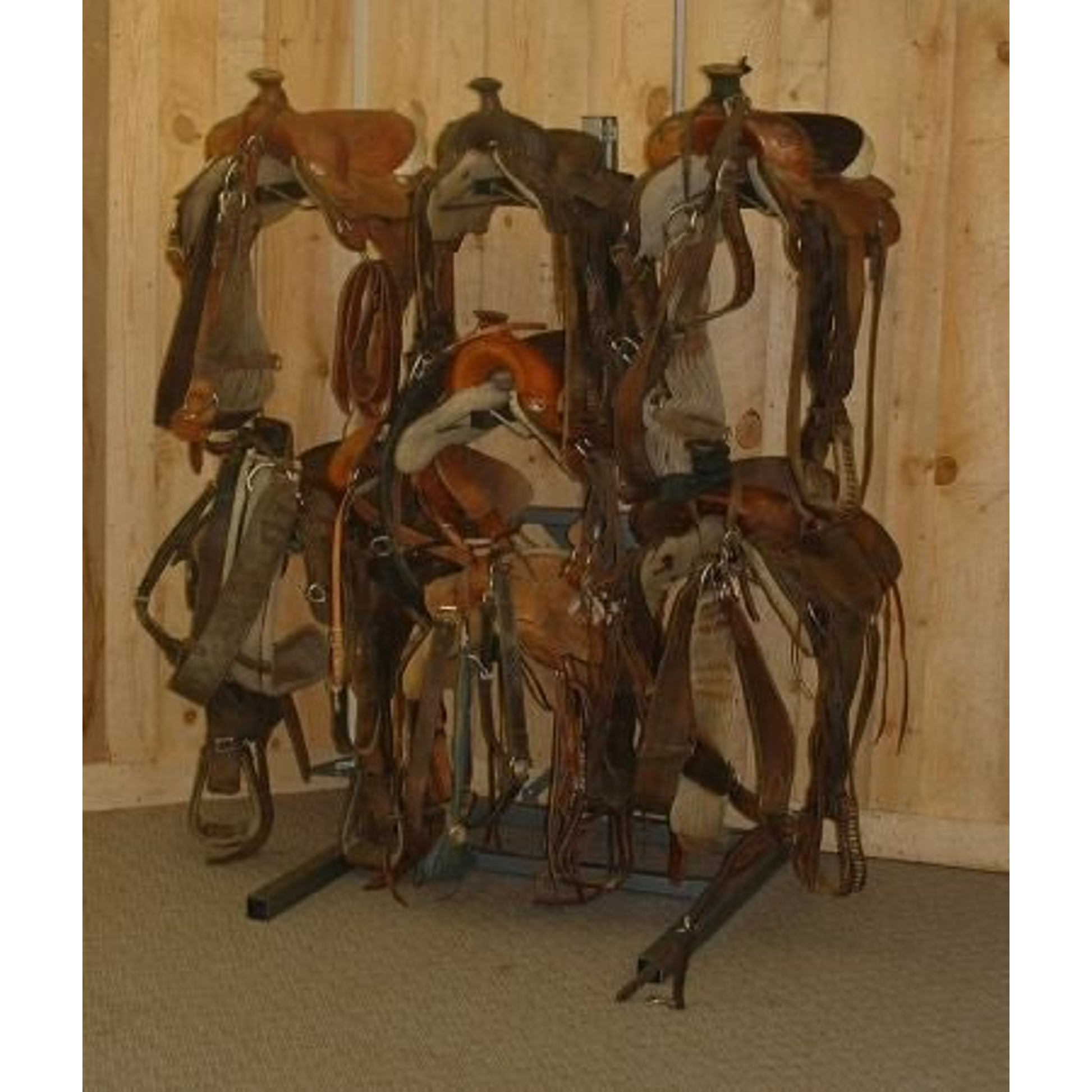 Stable Rack Stand Equi Racks 7 Saddle Rack Stand– StateLineTack