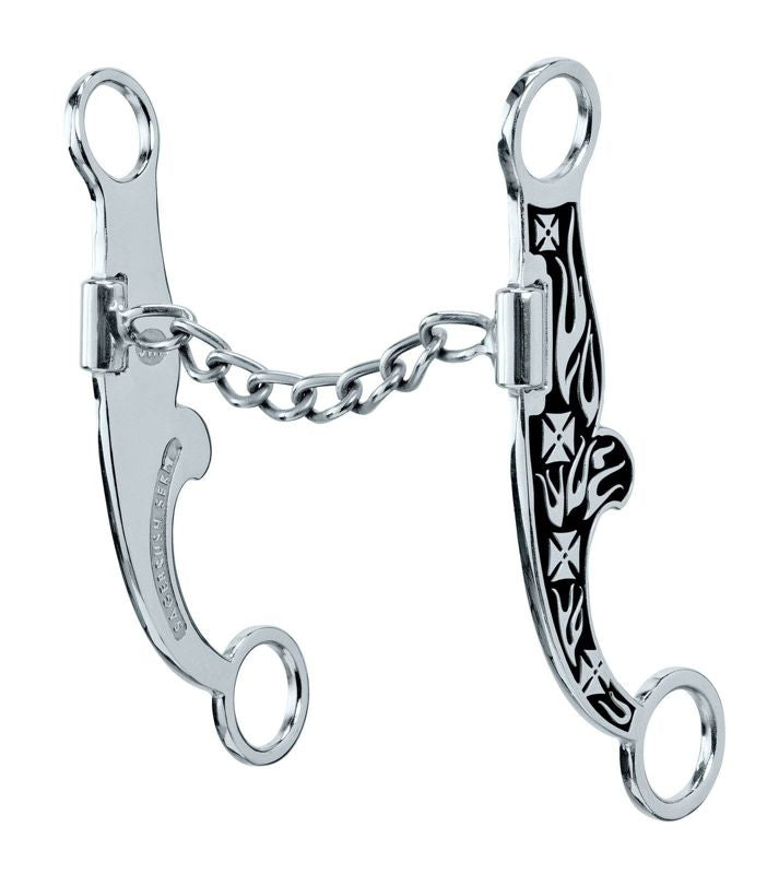 Weaver Sweet Iron Polished Chain Mouth Bit 5In