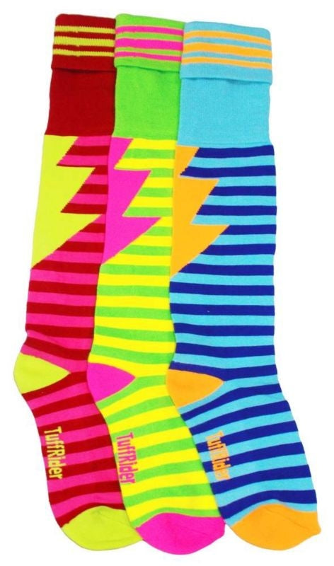 Tuffrider Electric 3 Pk Socks Kids
