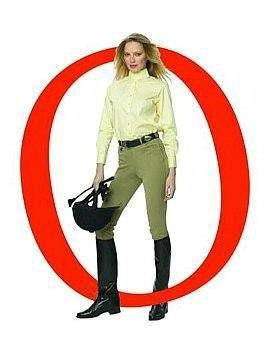 Ovation Girls Euroweave Side Zip Breech