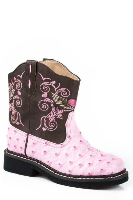 Roper Kids Wing Heart Cowgirl Boots