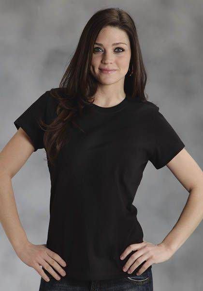 Roper Ladies Tee Shirt Black