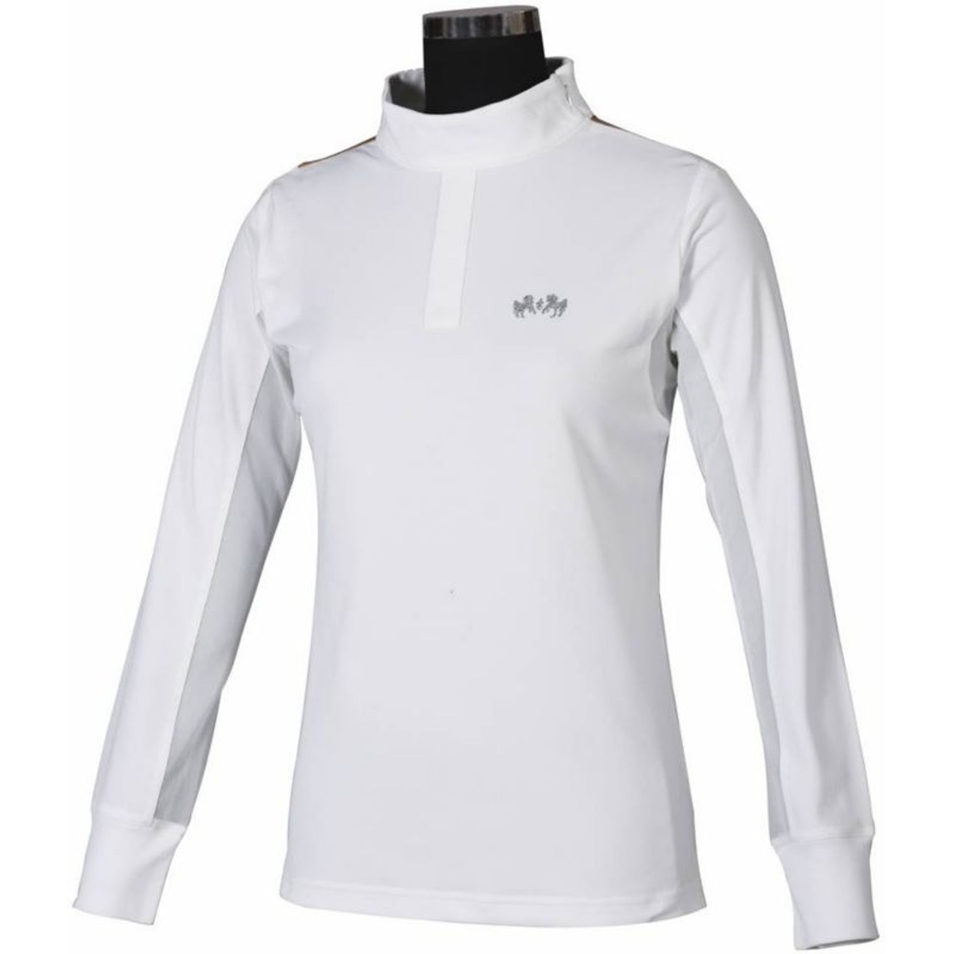 Equine Couture Ladies Darsy Show Shirt 1X Navy