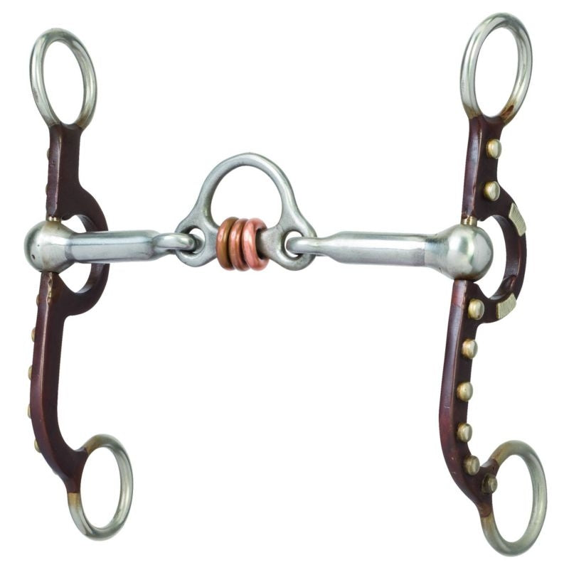Weaver Pro Argentine Bit Swt Iron Low Port Rollers
