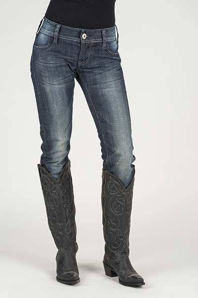 Stetson Ladies S Pocket Straight Leg Jeans