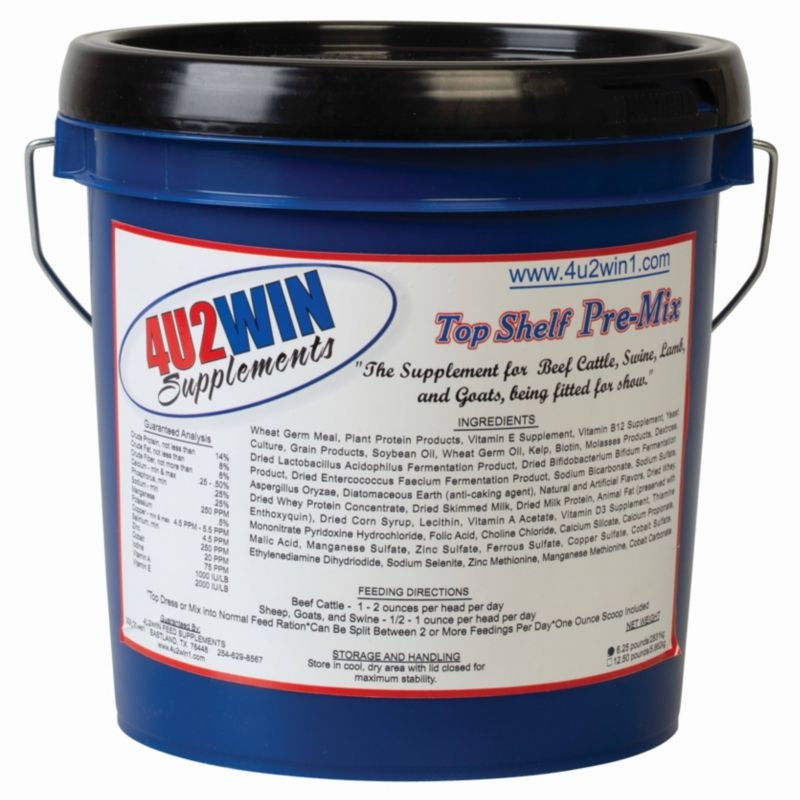 4U2win Supplements Top Shelfpre Mix 6 1/4 Lb