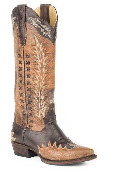 Stetson Ladies Morgan Crackle Boots