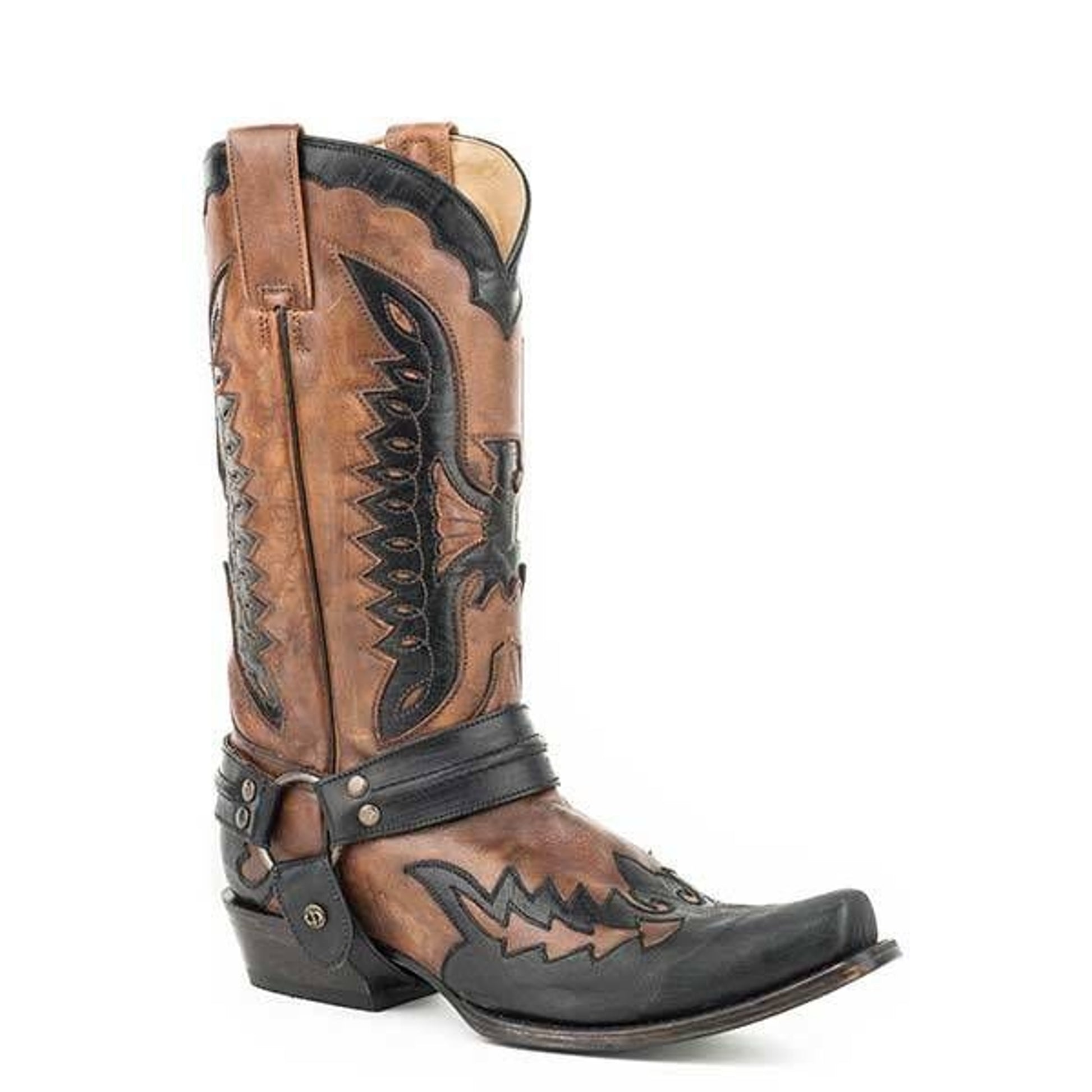 Stetson Mens Outlaw Eagle Boots