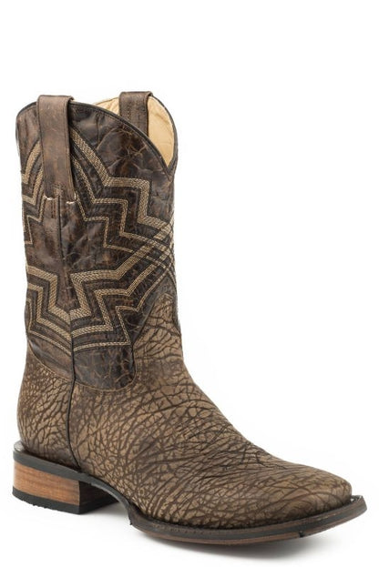 Stetson Mens Hank Square Toe Boots