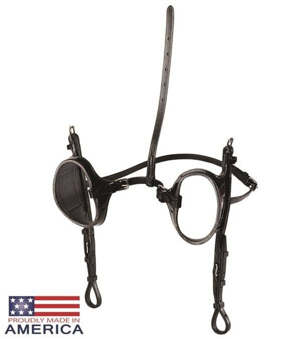 Featherweight Telescope Blinds Only Leather Black
