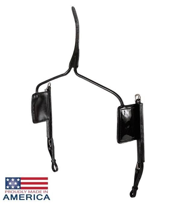 Featherweight Blinds Only Leather Black