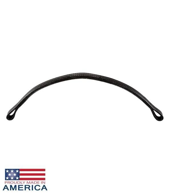 Featherweight Leather Browband Black