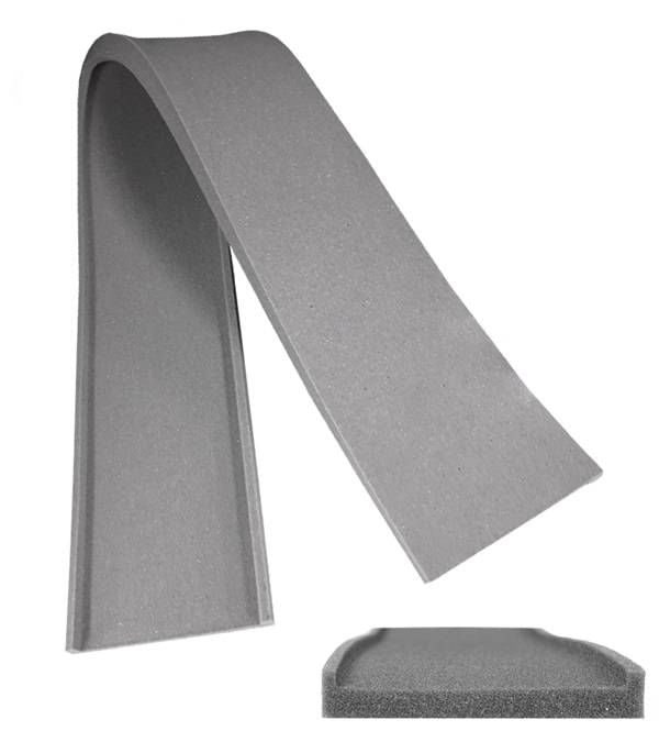 Jacks Foam Girth Channel Gray 40In Long