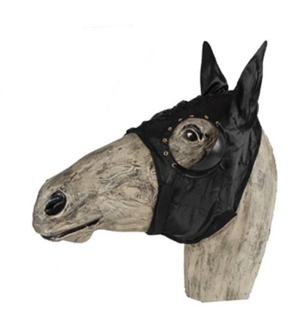 Jacks Blinker Hood With Ears Lace On Cup Black