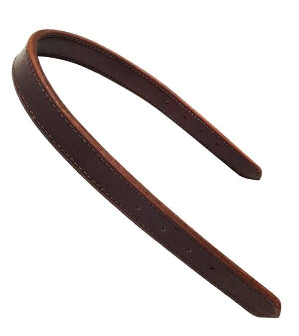 Jacks Leather Halter Crown Strap Brown 19In Long