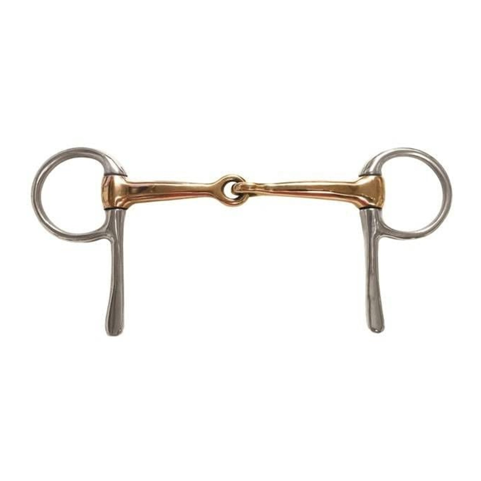 Jacks Copper Jointed Half Cheek Snaffle Bit