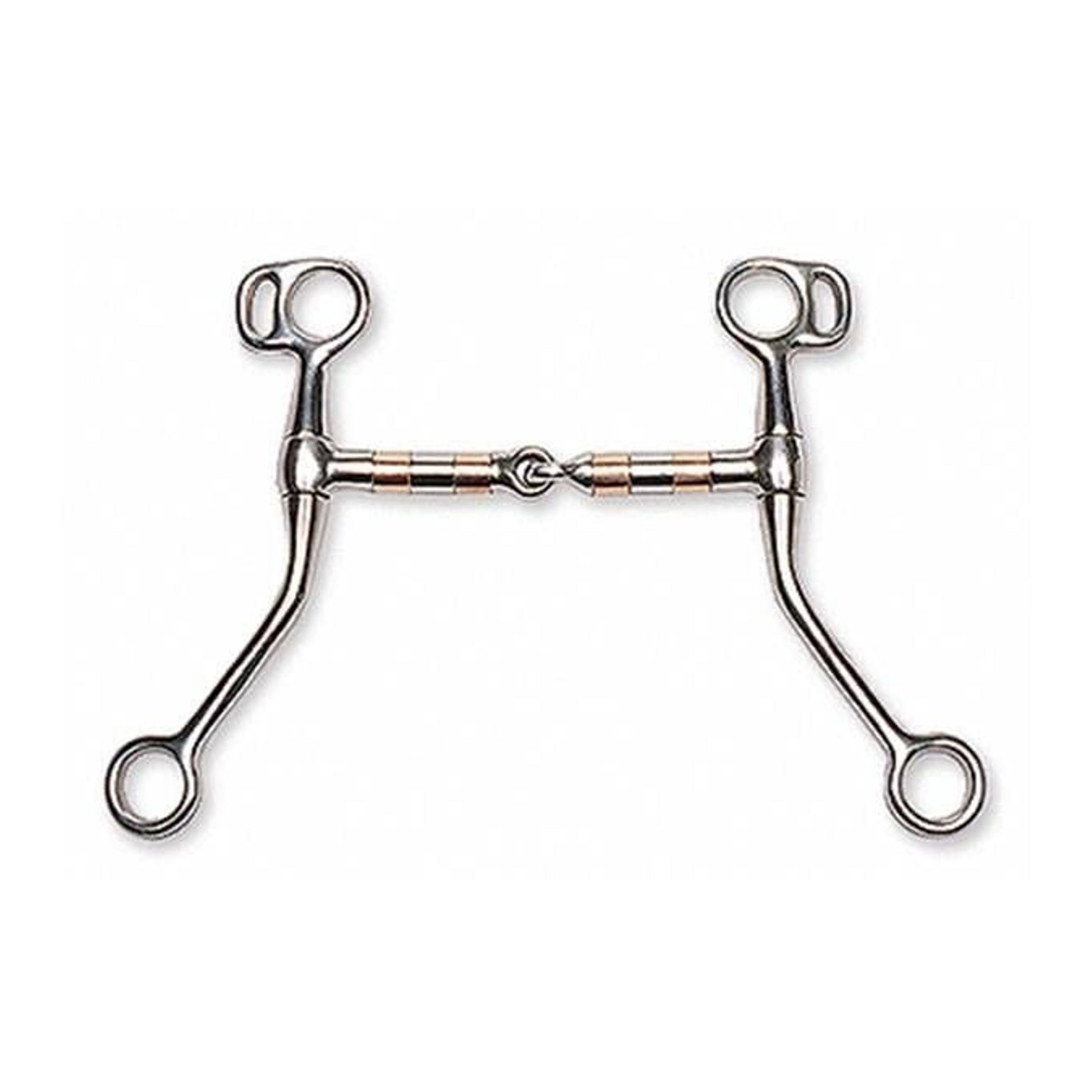 Jacks Copper Rollermouth Snaffle Bit