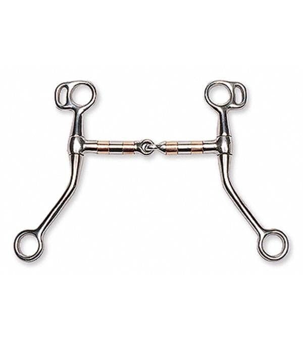 Jacks Copper Rollermouth Snaffle Bit