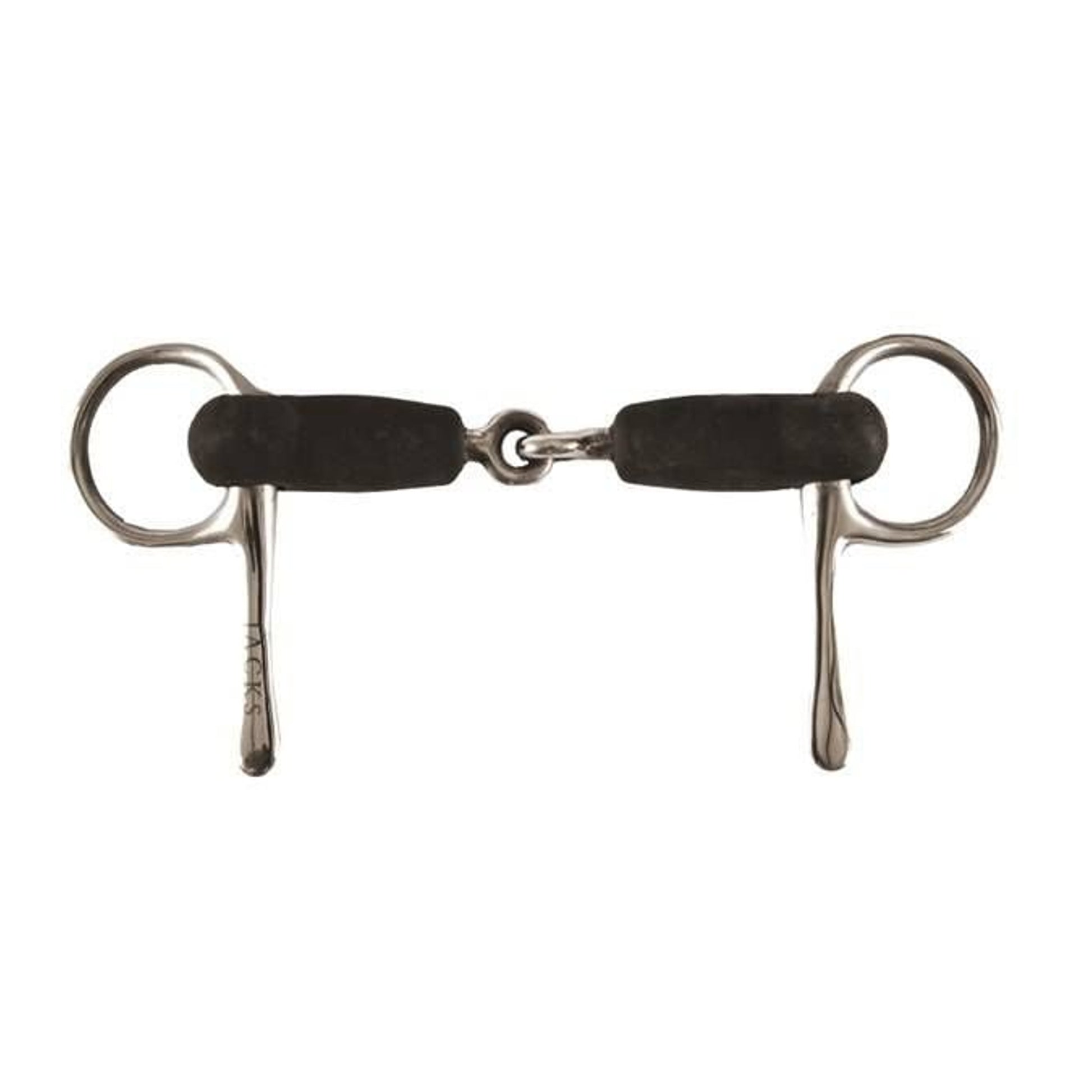 Jacks Soft Rubber Half Cheek Snaffle Bit
