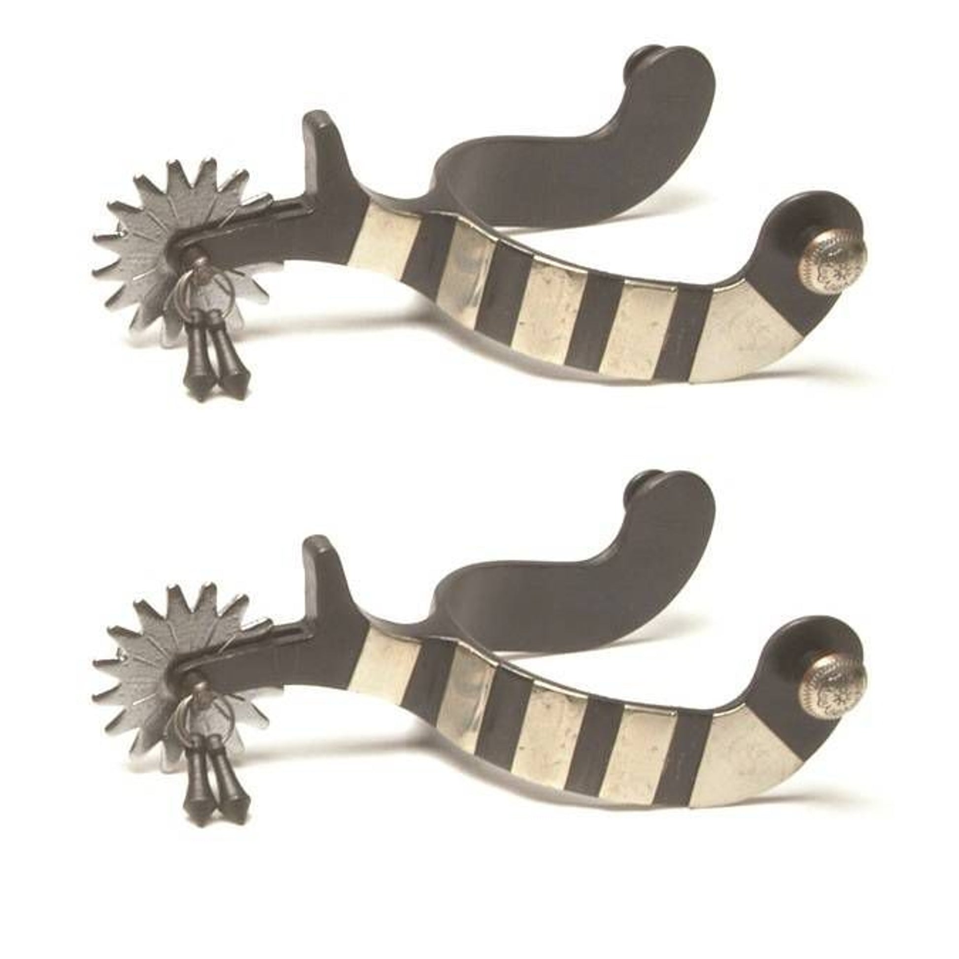 Jacks Jingle Bob Spurs with German Silver Trim