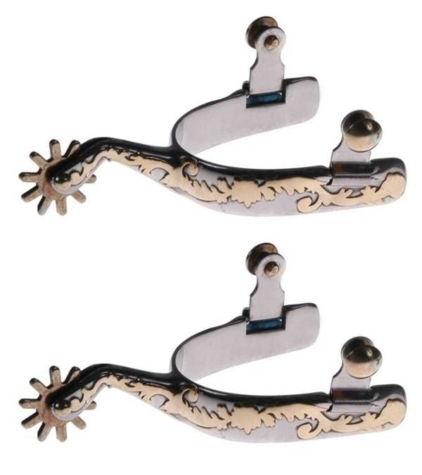 Jacks Pro Cutter Spurs with Overlay Trim