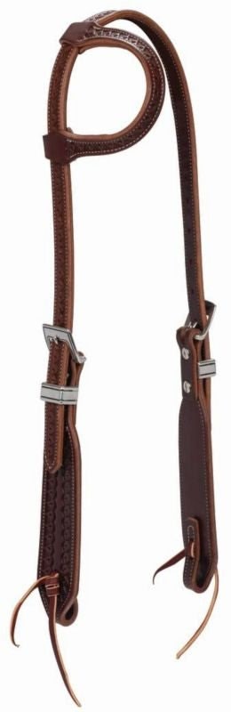 Weaver Synergy Tooled Mayansliding Ear Headstall
