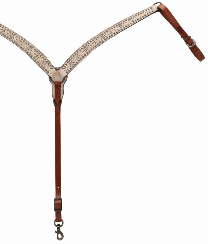 Weaver Turq Cross Snow StarConture Breast Collar