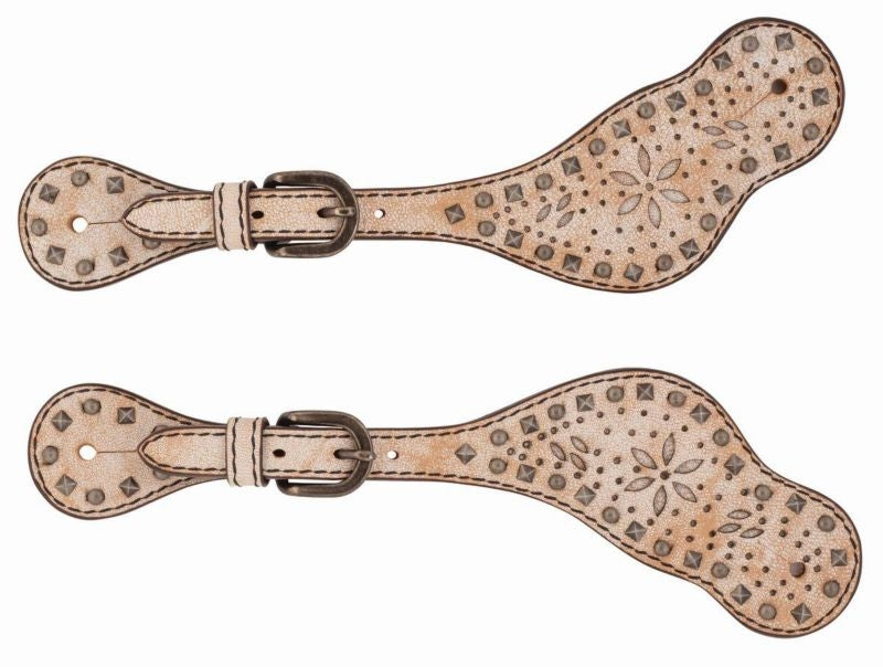 Weaver Ladies Turquoise Cross Snow Starspur Straps