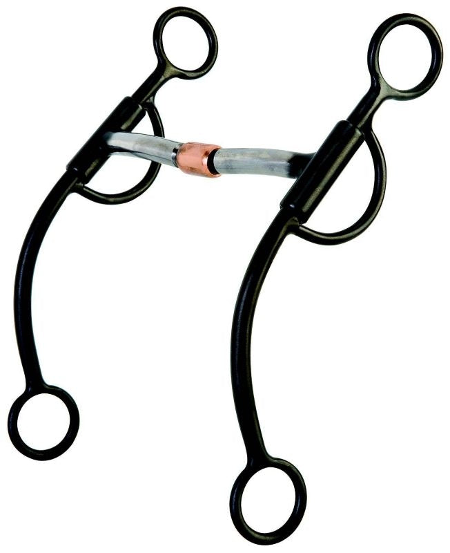 Weaver Prof Thin Style Shank Snaffle with Roller