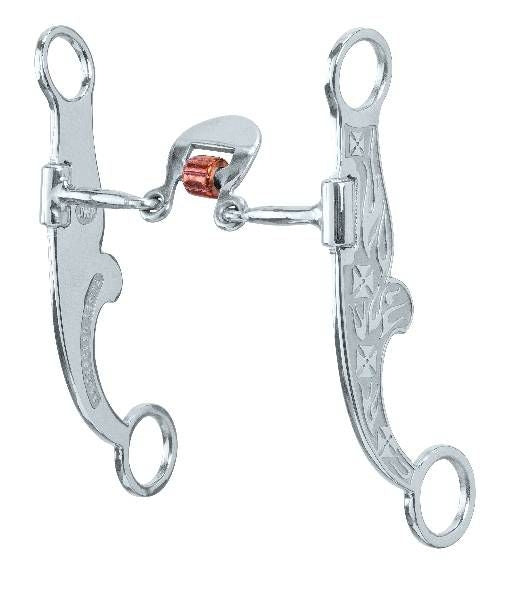 Jeremiah Watt Polished 3 Piece Bit With Roller Flame