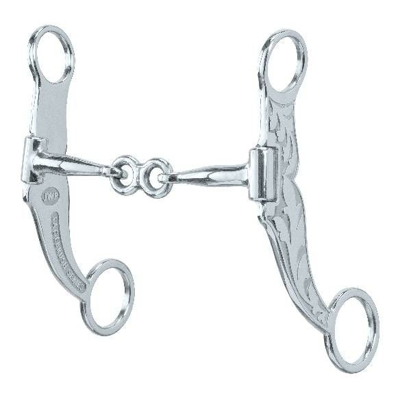 Jeremiah Watt 3 Piece Dogbone Mouth Bit Floral 5In