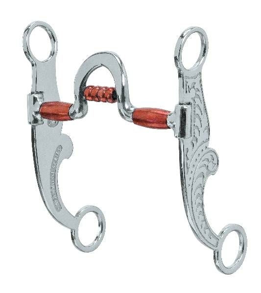 Jeremiah Watt Sweet Iron High Port Bit Floral