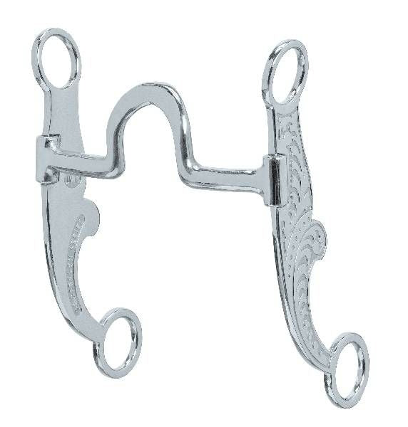Jeremiah Watt Sweet Iron High Port Bit Floral