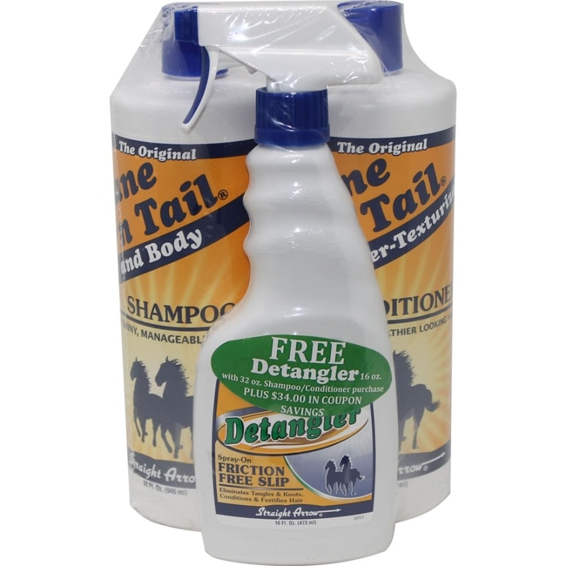 Mane n Tail Shampoo/Conditioner with Free Detangler