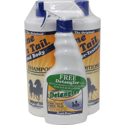 Mane n Tail Shampoo/Conditioner with Free Detangler