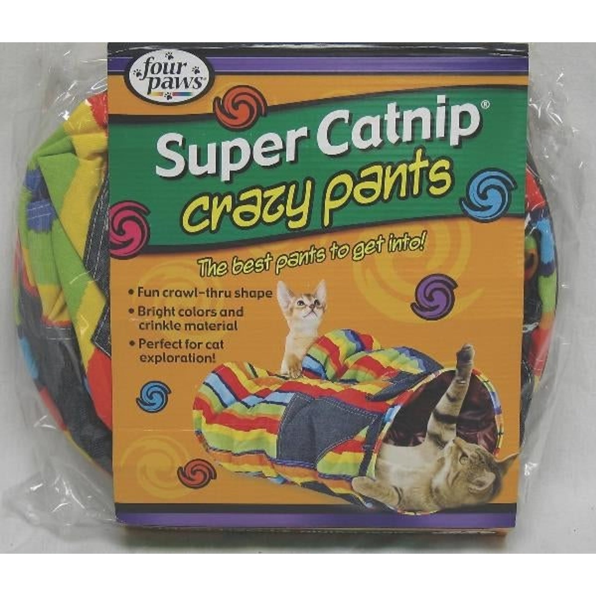 Four Paws Crazy Pants Cat Tunnel Multi