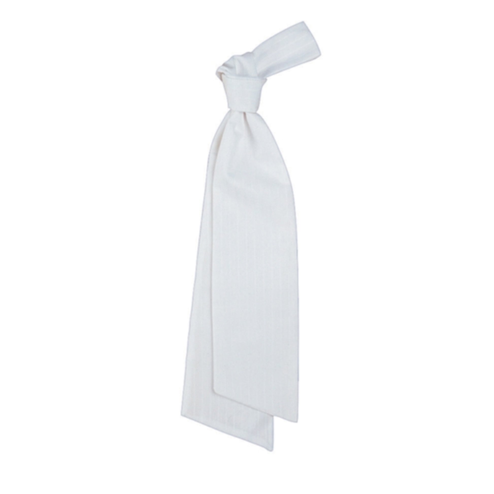 Devonaire Pre Tied Stock Tie Wht