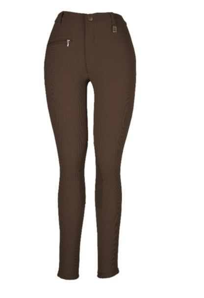 OPEN BOX Devon-Aire Ladies All-Pro Dev-Tek Ribbed Breeches - 24 Regular, Black