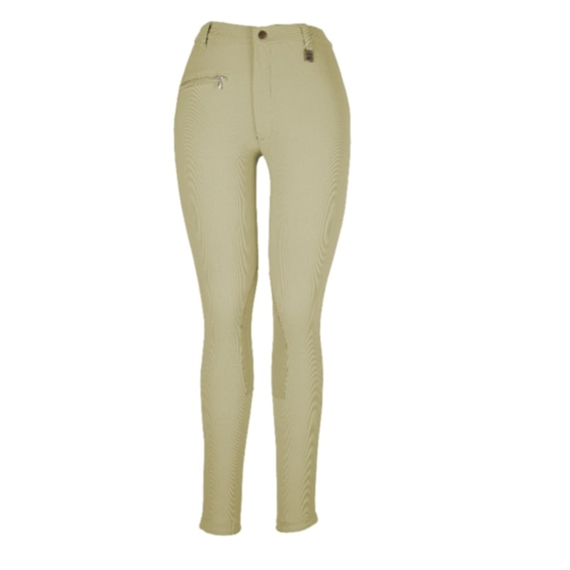 OPEN BOX Devon-Aire Ladies All-Pro Dev-Tek Ribbed Breeches - 24 Regular, Black