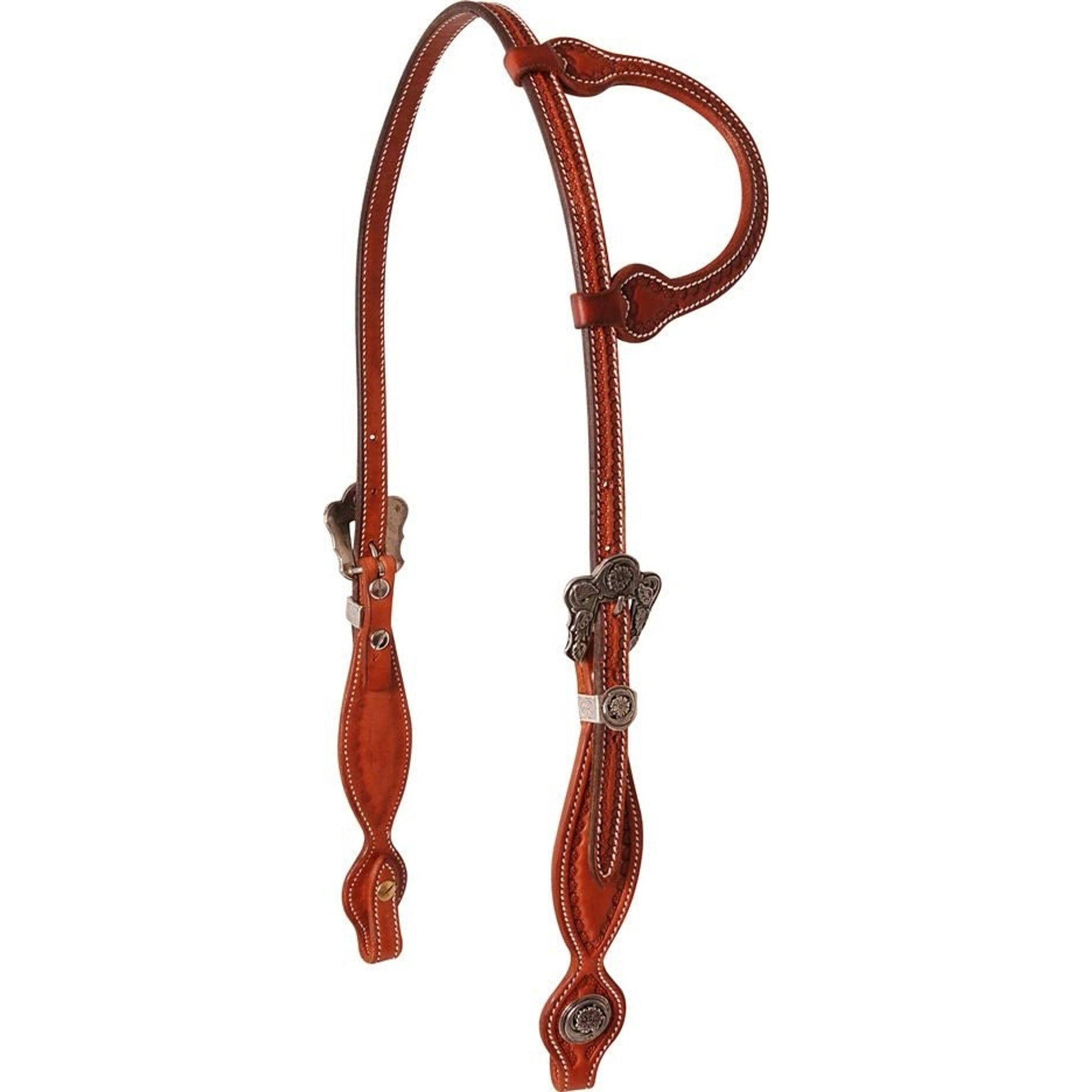 Martin Slip Ear Headstall - Rockin Out Sheridan Buckles