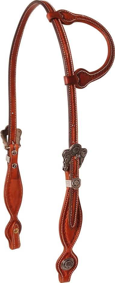 Martin Slip Ear Headstall - Rockin Out Sheridan Buckles