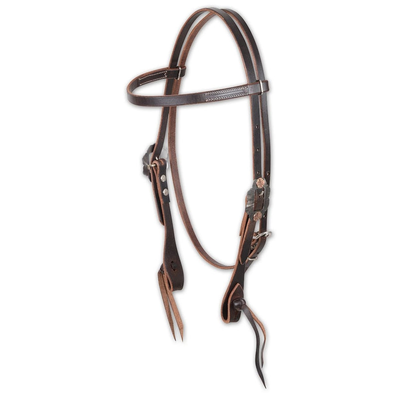 Martin Cowboy Copper Cross Browband Headstall