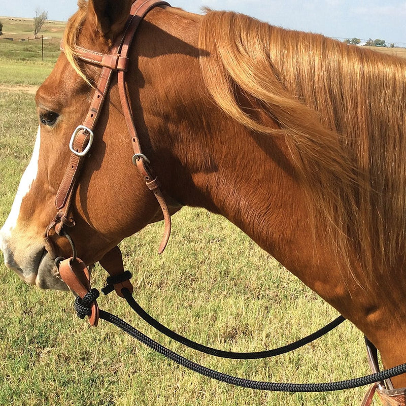 Martin Phil Haugen Braided Rein - 1/2 Brn
