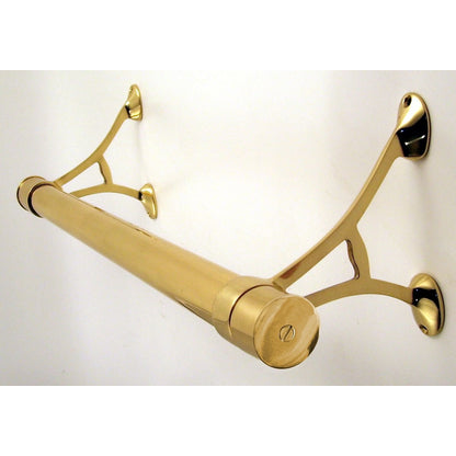 Horse Fare Brass Blanket Bar With Brass Holders