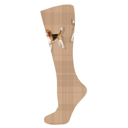 InkStables Beagle Tall Boot Socks - Ladies