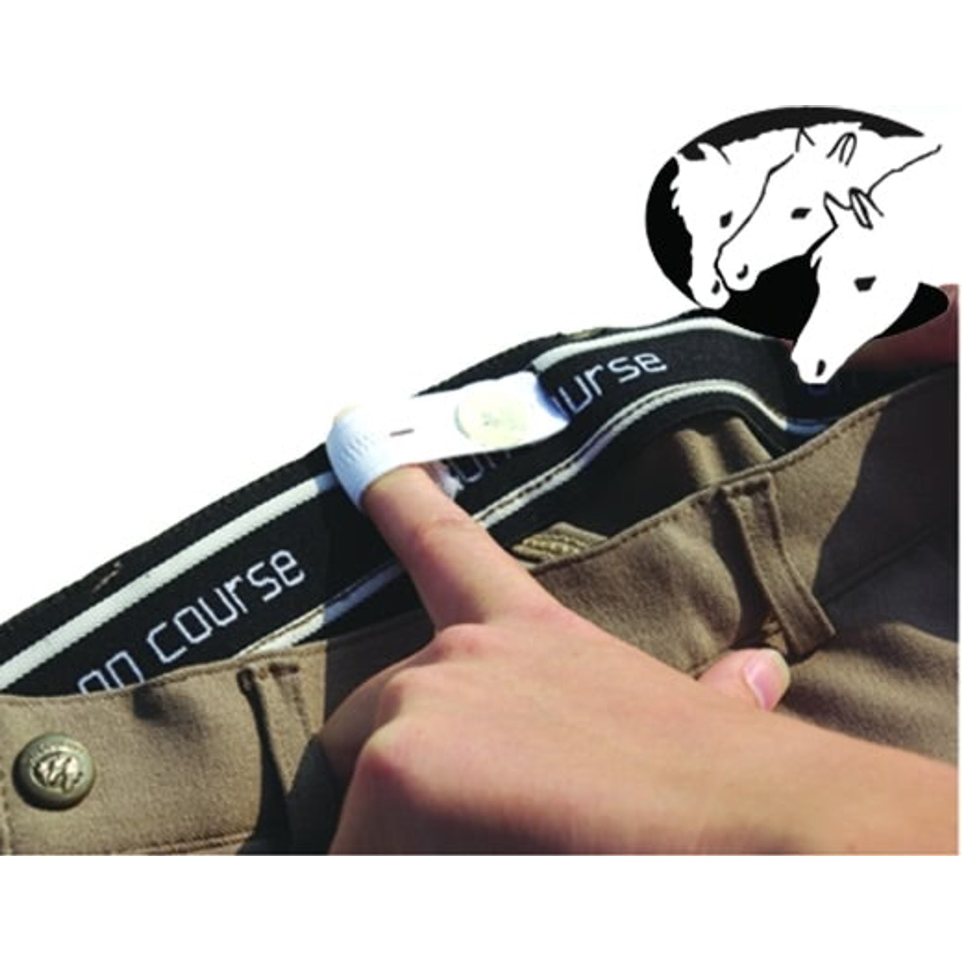 On Course Cotton Kids Adj Waist Breech 16R Tan