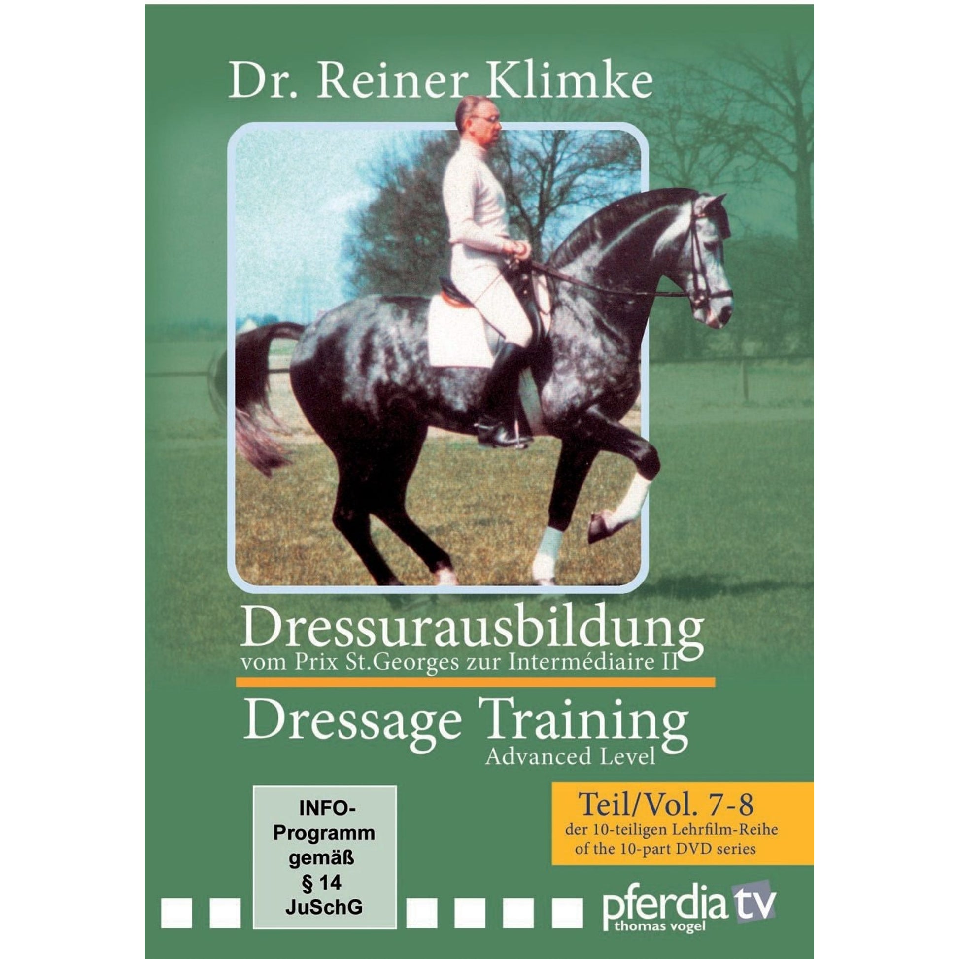Dressage Training DVD Vol 7-8 with Dr Reiner Klimke